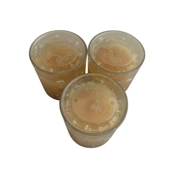 Glade THREE Limited Edition Collection French Vanilla Scent 4 Oz Glass Jars NEW - Picture 6 of 7